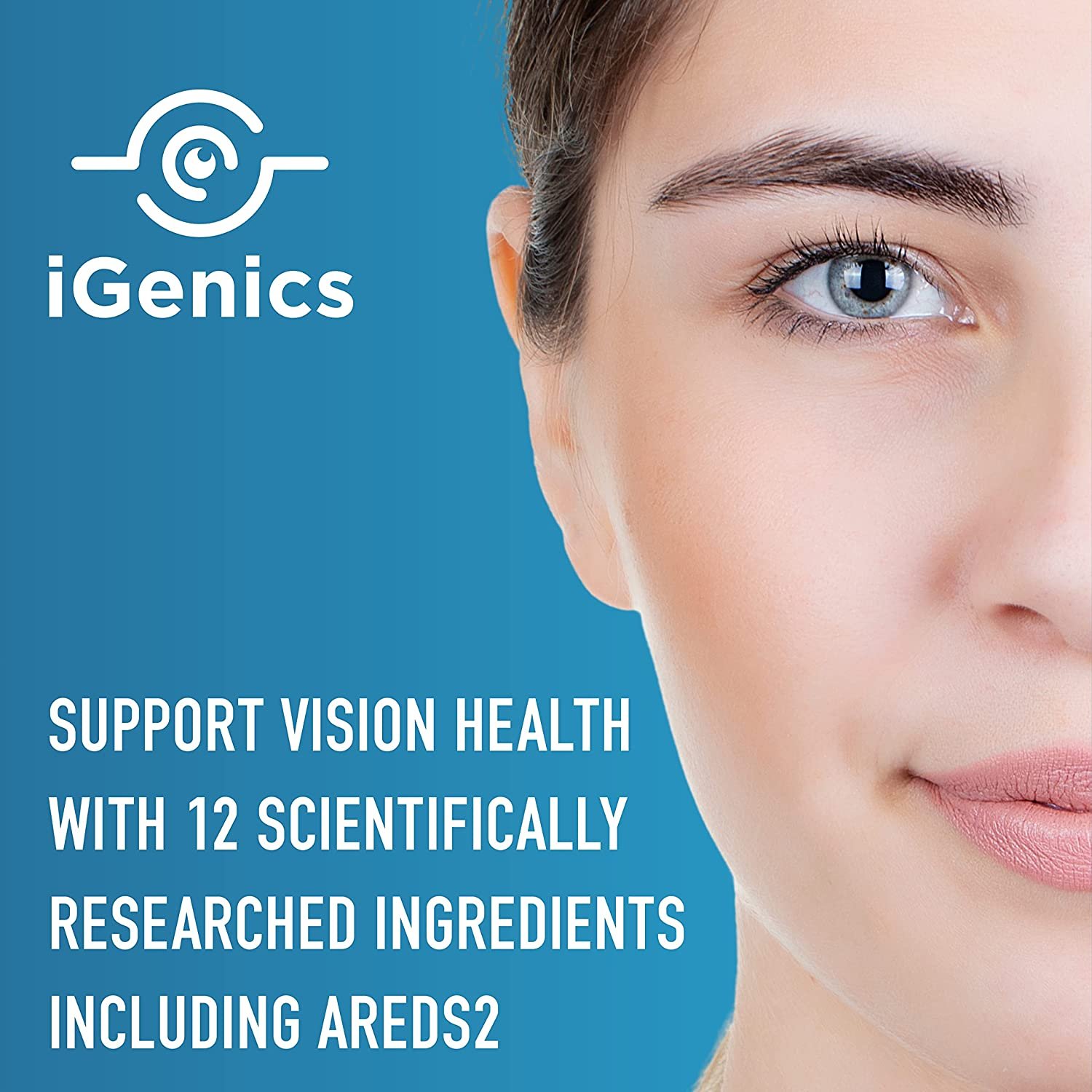 iGenics Eyes with half face